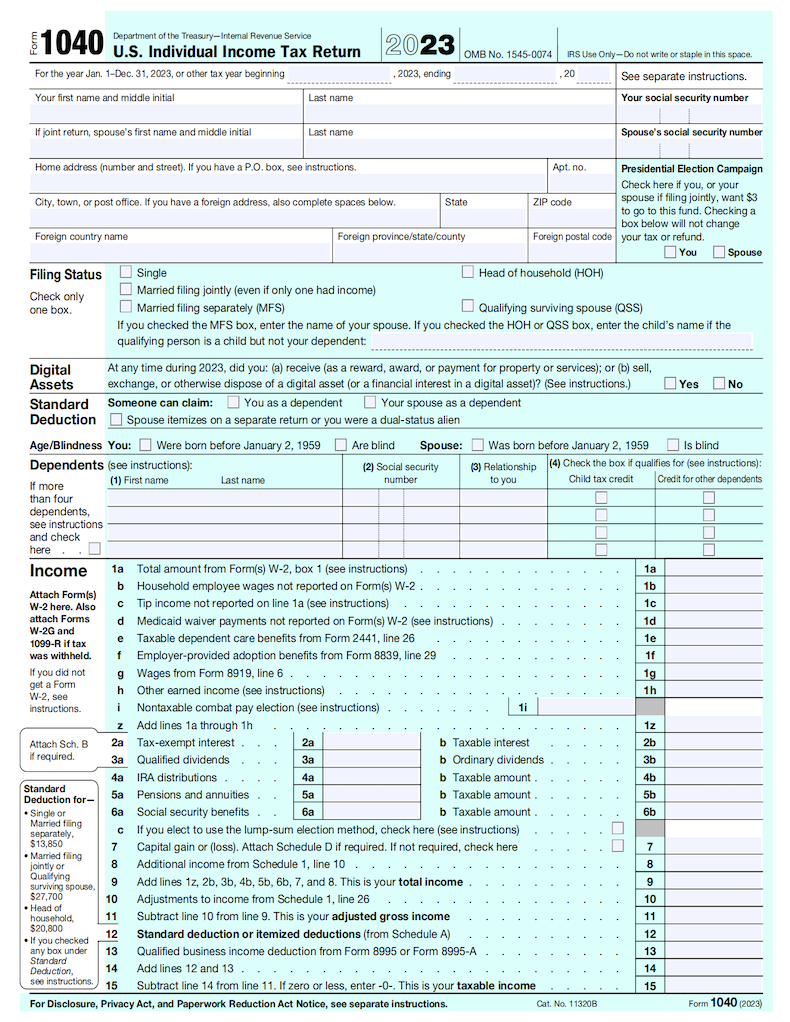 Form 1040